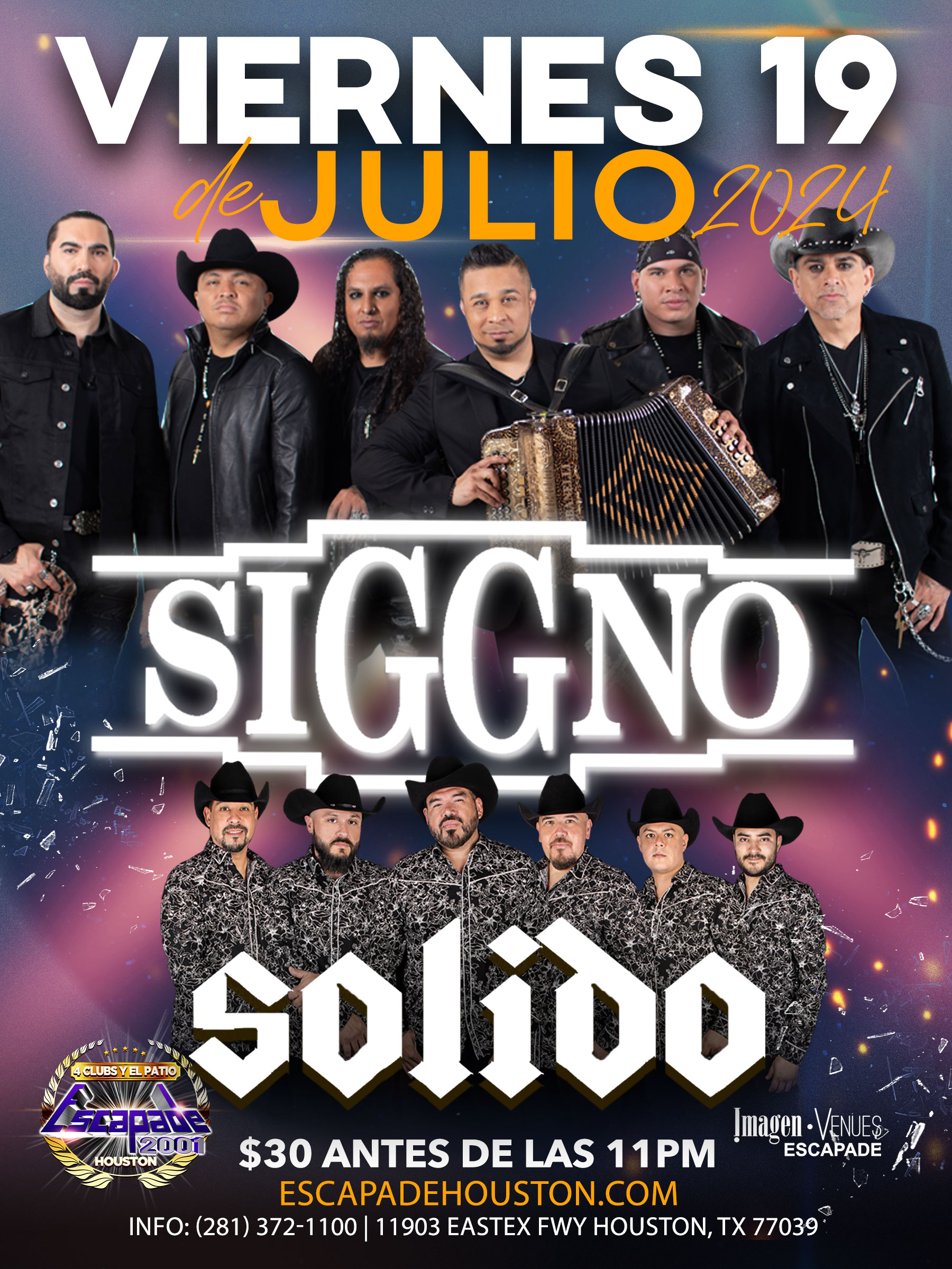 Siggno y Solido en Houston