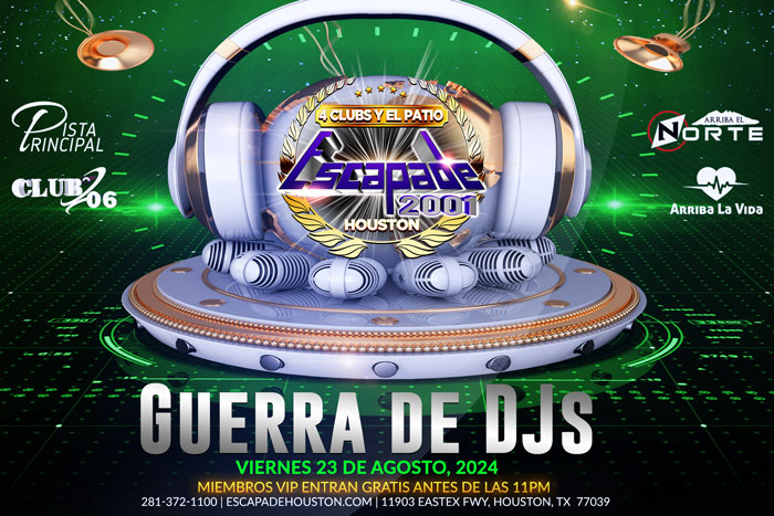 Batalla de Sonidos: Guerra de DJs en Escapade 2001 - ¡Vive la Noche al Máximo! en Houston, TX 2024