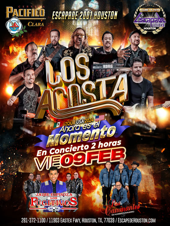 Los Acosta en Houston Los Acosta Tickets Boletos para Los Acosta 2024